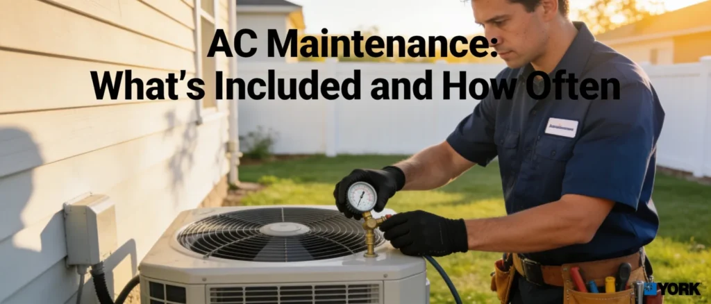 An AC tune-up is a comprehensive maintenance service where a technician inspects, cleans, and adjusts