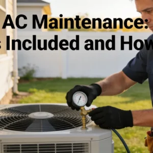 An AC tune-up is a comprehensive maintenance service where a technician inspects, cleans, and adjusts